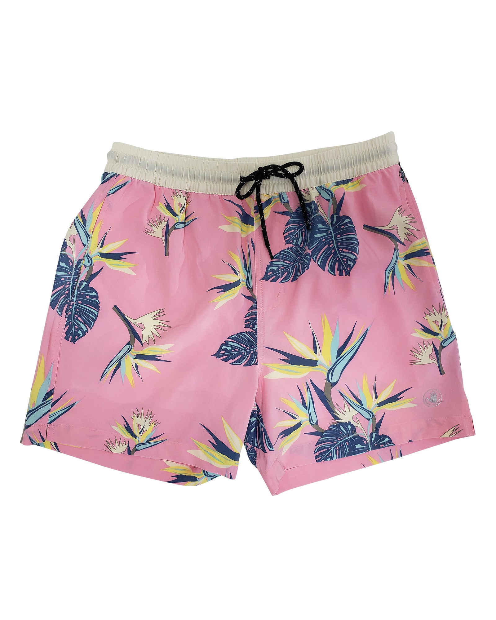Men's Birds of Paradise Swim Trunk - Pink