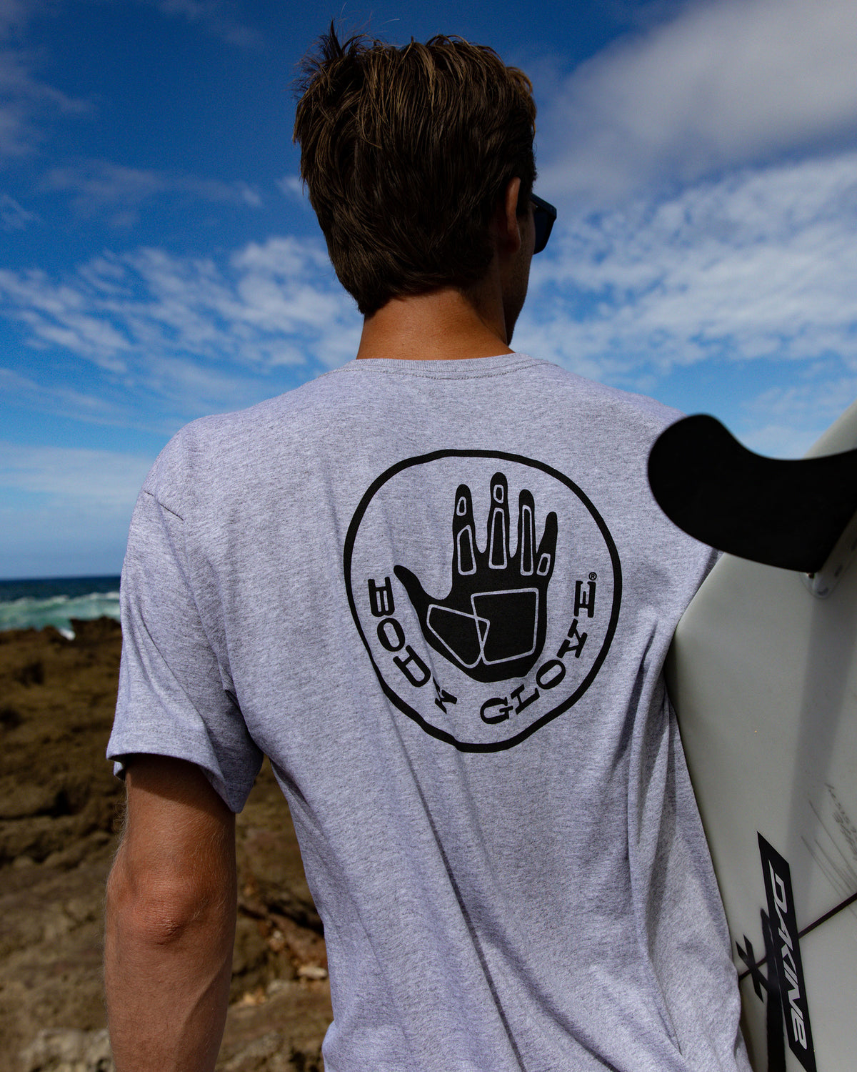 Heritage Short-Sleeved T-Shirt - Heather Grey Logo