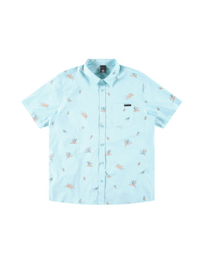 Canyon Button-Up Shirt - Aqua