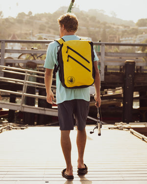 Seaside 25L Waterproof Floatable Backpack - Yellow