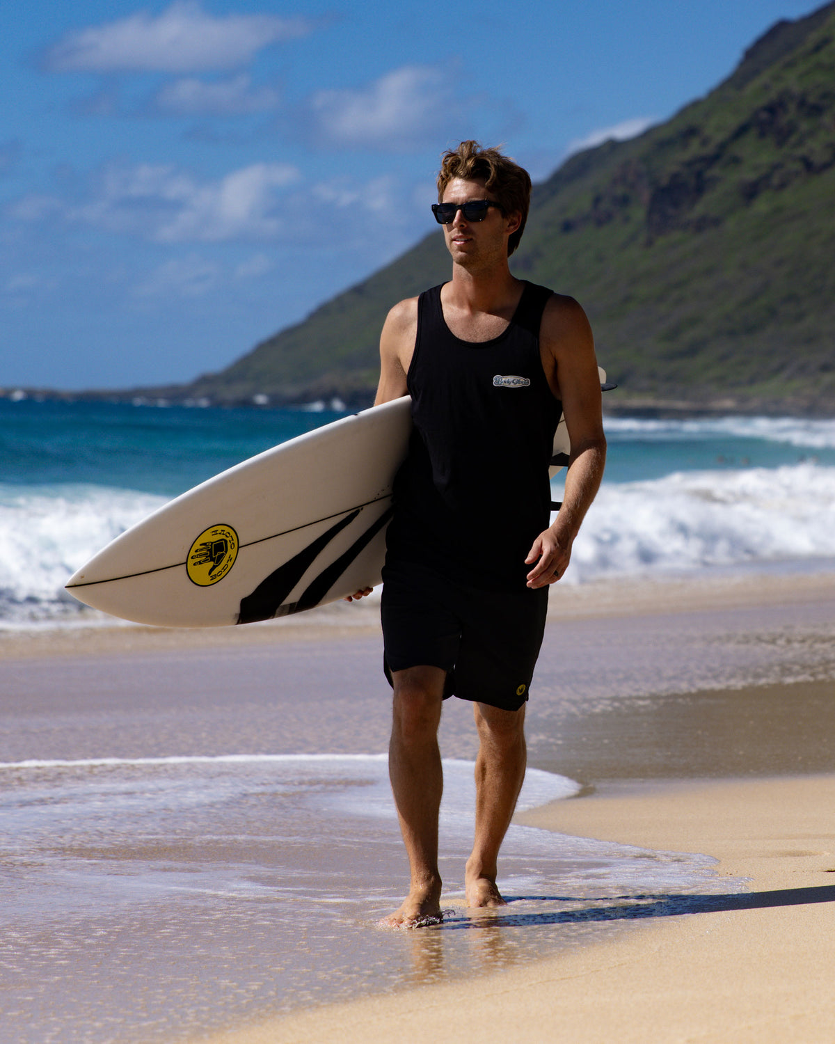 Mens Hermosa Tank - Black