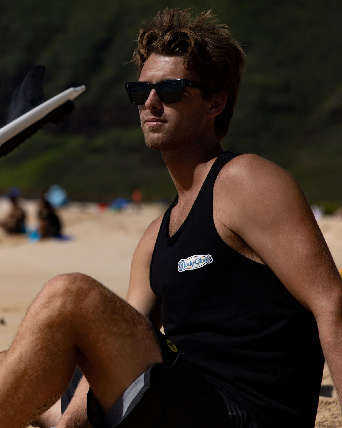 Mens Hermosa Tank - Black