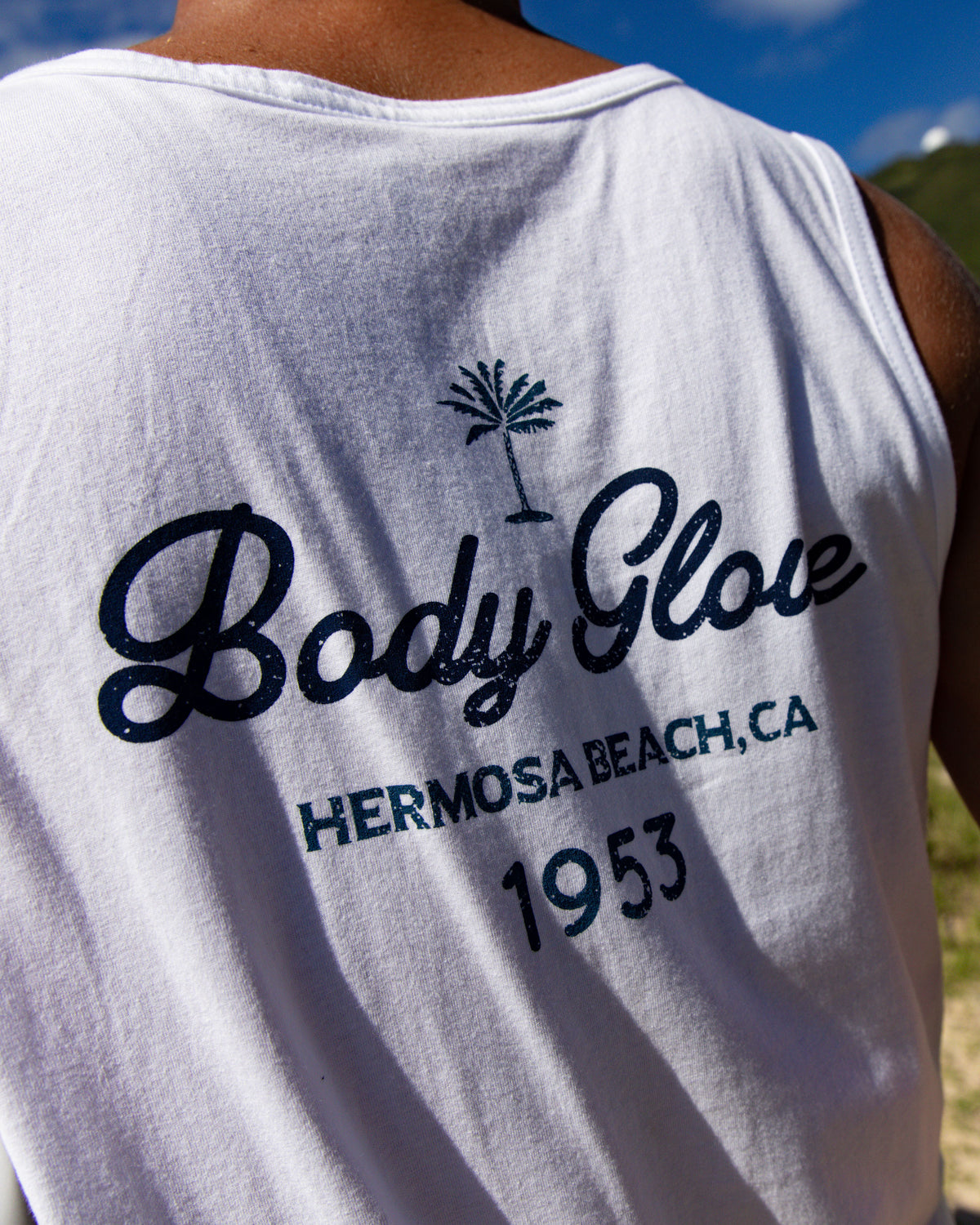 Mens Hermosa Tank - White