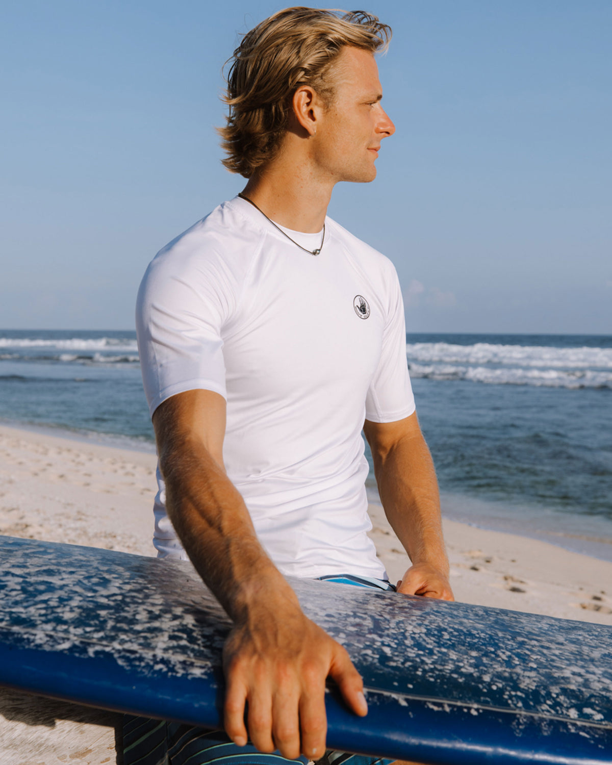 Catalina UPF Short-Sleeve Sun Shirt - White