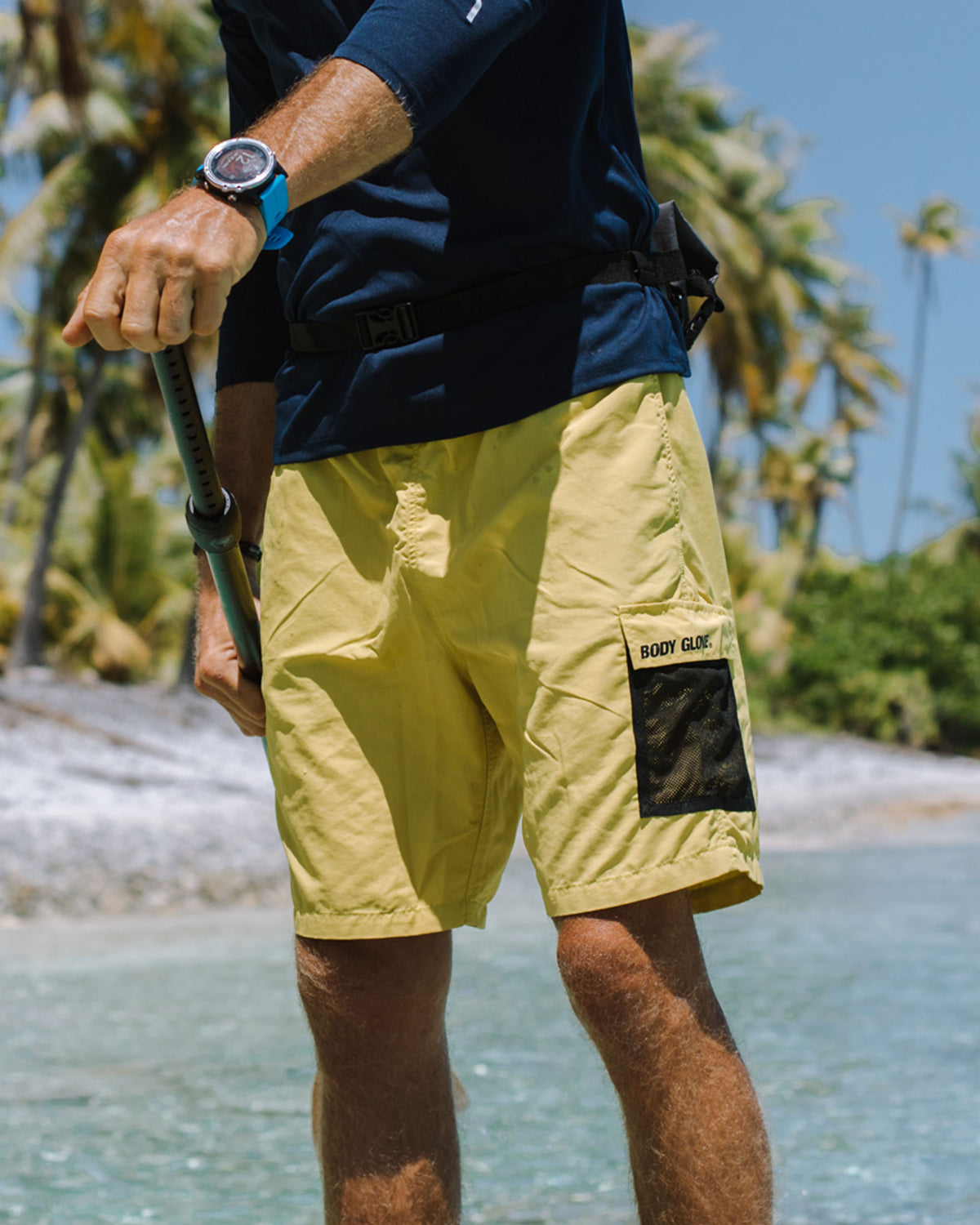 Cargo Trail Shorts - Chartreuse