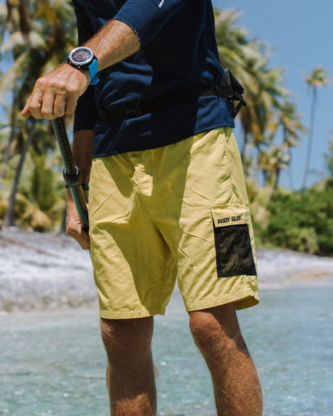 Cargo Trail Shorts - Chartreuse - Body Glove