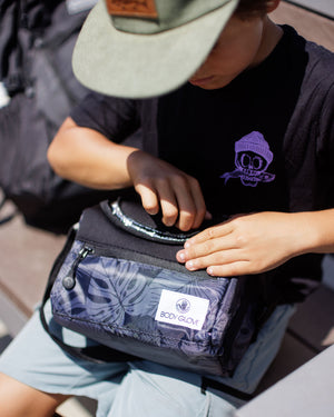 Zip Top Lunch Tote  - Grey