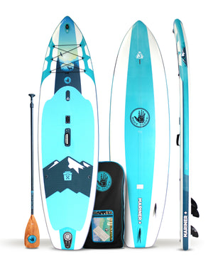 Mariner+ 11' Inflatable Paddle Board - Teal/White