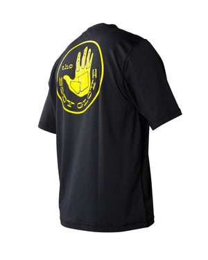 53 Loosefit Men's Short-Arm Board Shirt - Black