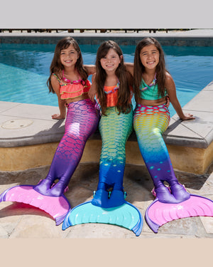 Kids' Mermaid Linden Swim Tail - Parrotfish