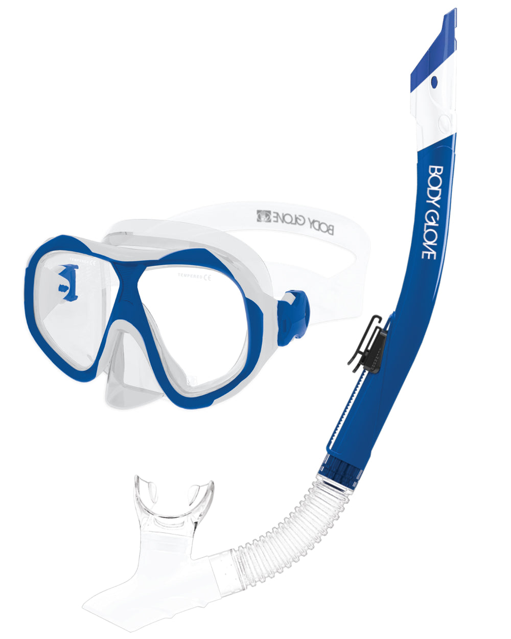 Enlighten II Mask / Snorkel Combo - Blue/White