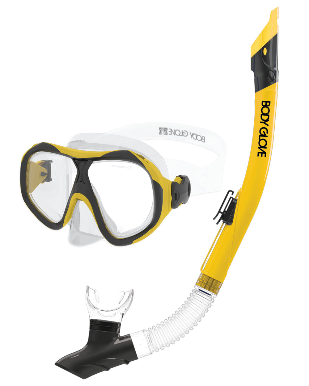 Enlighten II Mask / Snorkel Combo - Yellow/Black