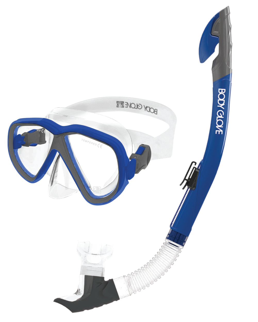 Azores Mask / Snorkel Combo - Blue/Grey