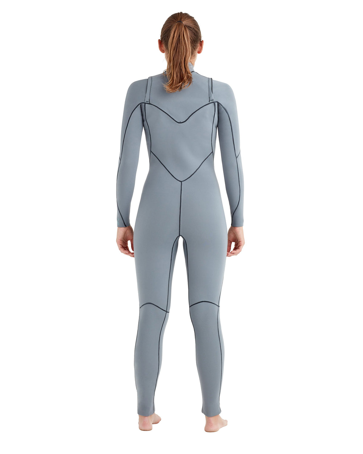 Women's Topaz 4/3mm Chest-Zip Fullsuit - Grey