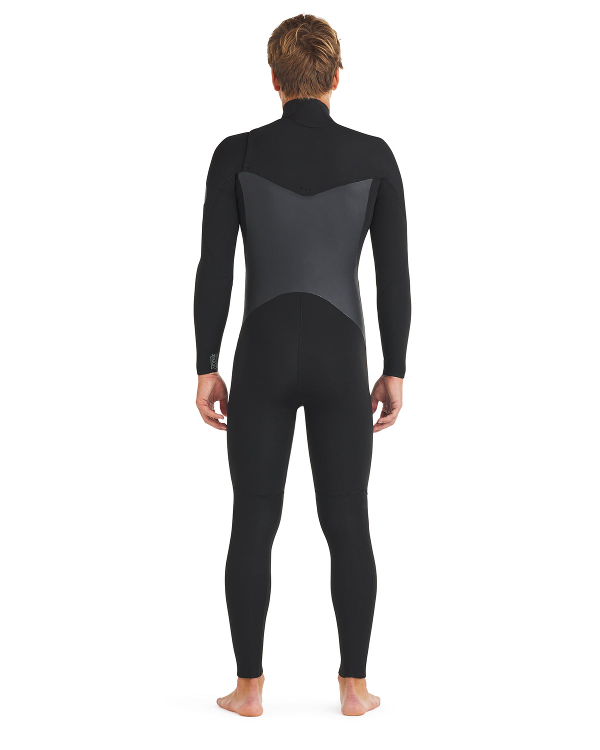 Phoenix 3/2mm Men's Chest-Zip Fullsuit - Black