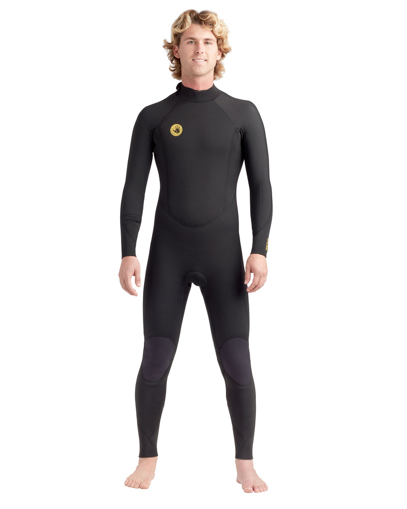 Heritage 4/3mm Back-Zip Men's Fullsuit - Black