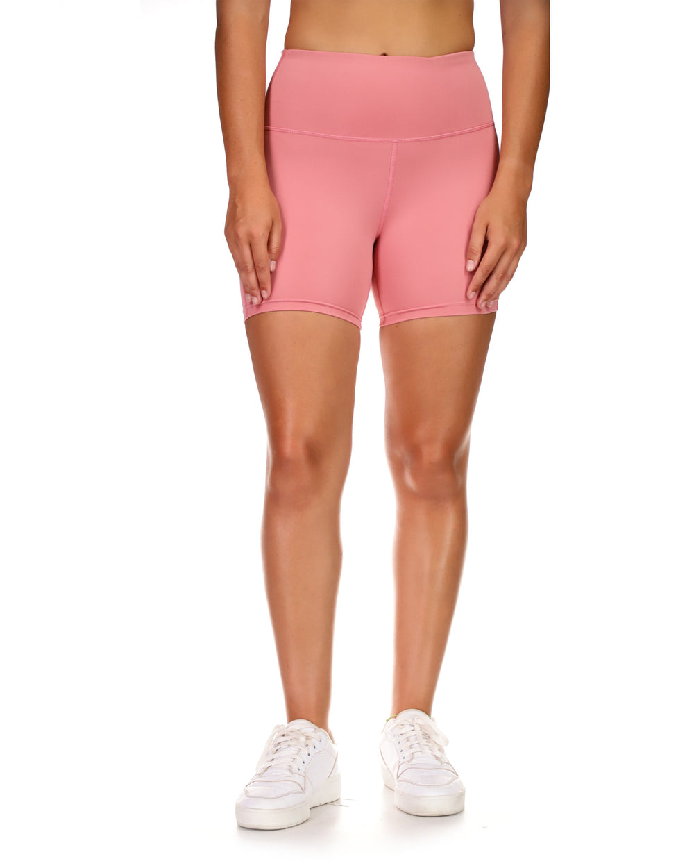 Dynamic 5 High-Rise Athletic Shorts - Pink - Body Glove