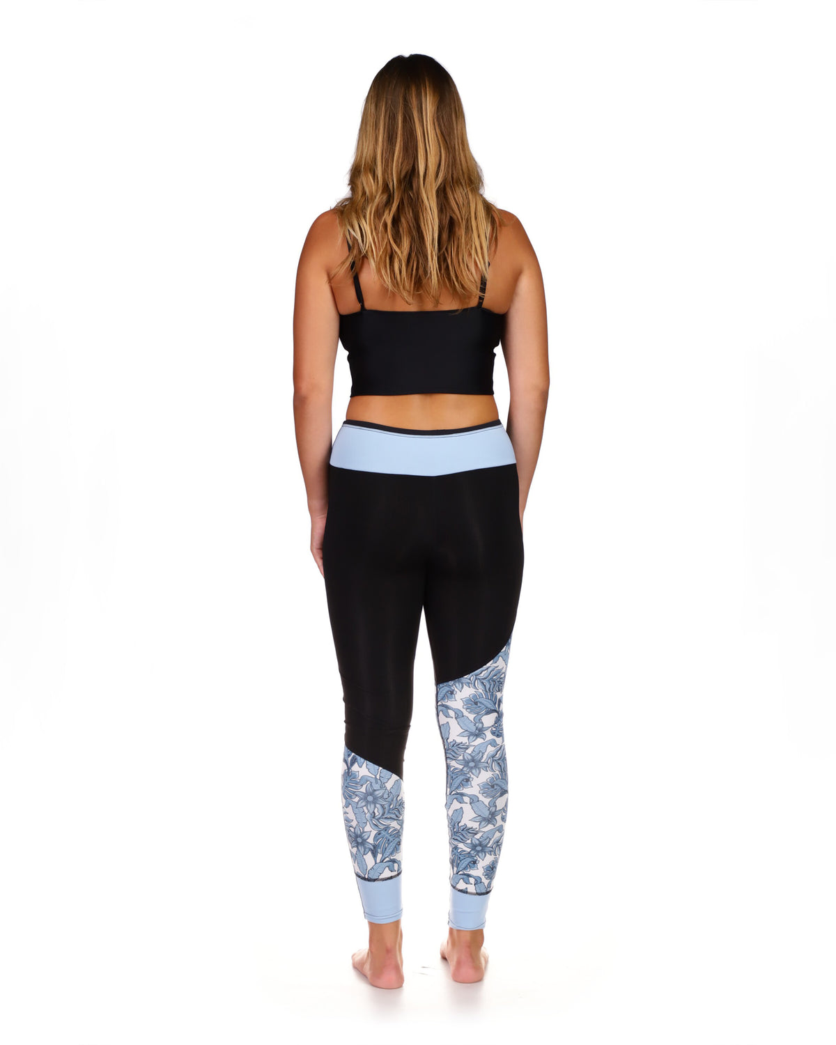 Stellar 2mm Capri Pant - Blue/Black Print