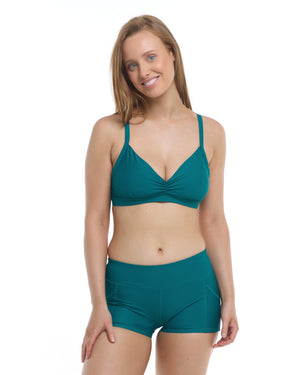 Smoothies Drew D-F Cup Swim Top - Kingfisher