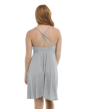 Ivy Cover-Up Dress - Heather Grey