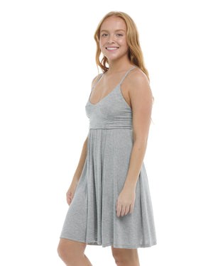 Ivy Cover-Up Dress - Heather Grey