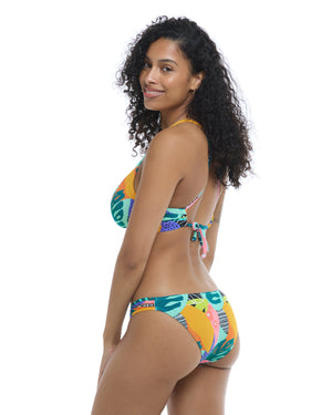 Curacao Flirty Surf Rider Bikini Bottom - Multi