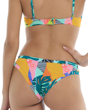 Curacao Audrey Low-Rise Bikini Bottom - Multi
