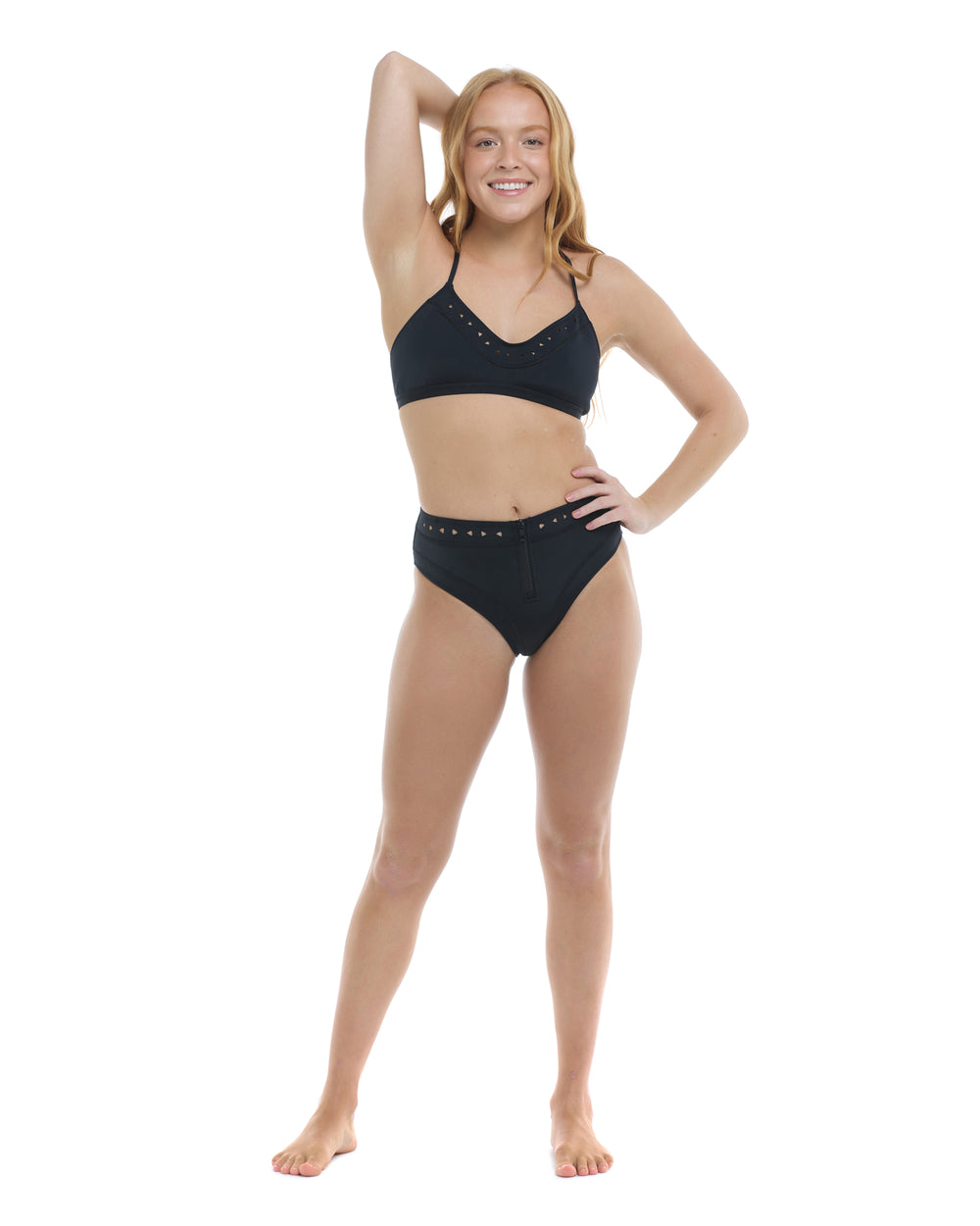 Smoothies Ruth Fixed Triangle Swim Top - Black
