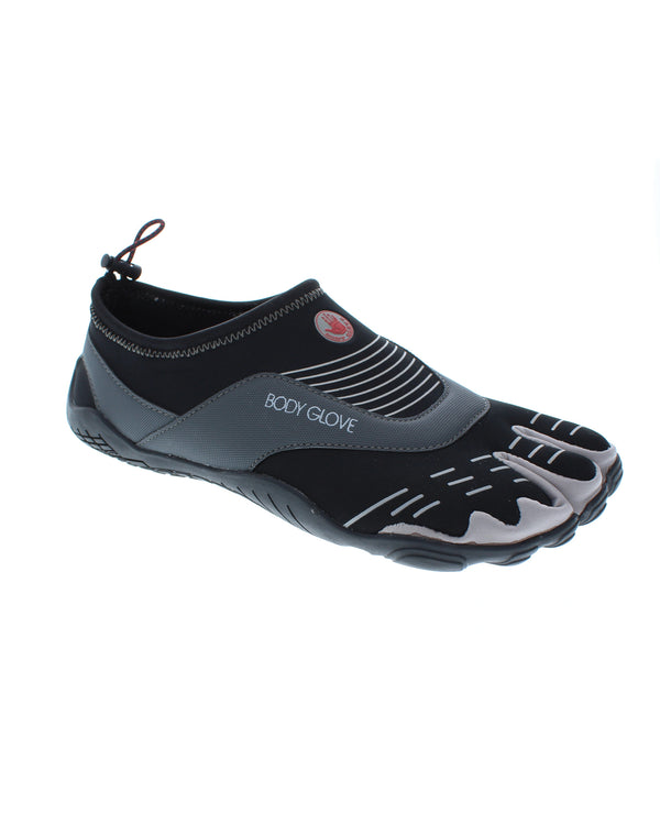 Men's 3T Barefoot Cinch Water Shoes Black/Rio Red Body Glove