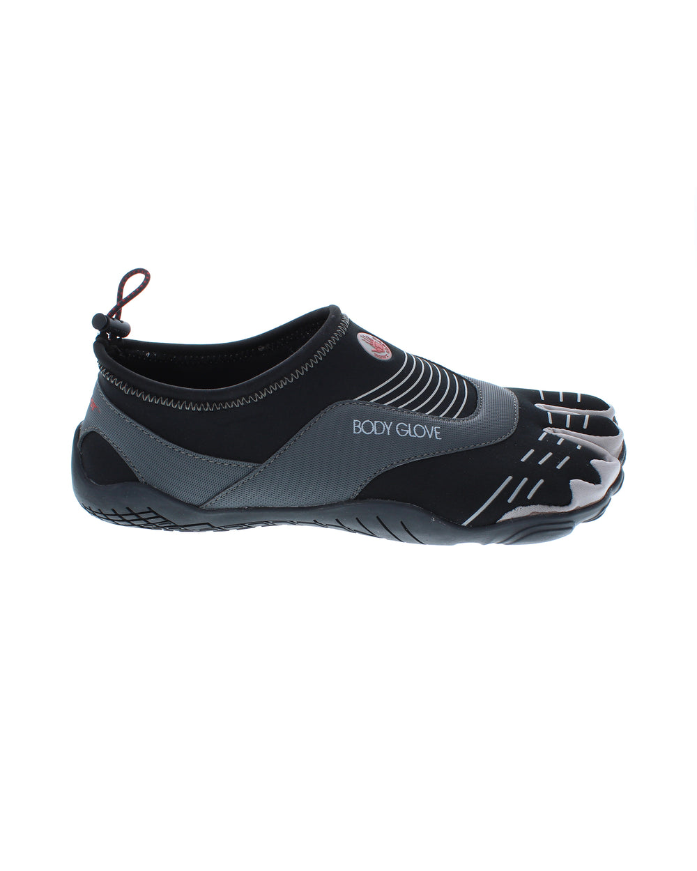 Men's 3T Barefoot Cinch Water Shoes - Black/Rio Red