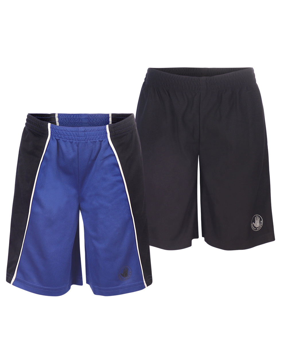 Boys' Solid and Two-Tone Shorts Set (8-18) - Dark Navy & Blue