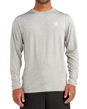 Men's Descanso Long-Sleeve Sun Shirt - Heathered Grey