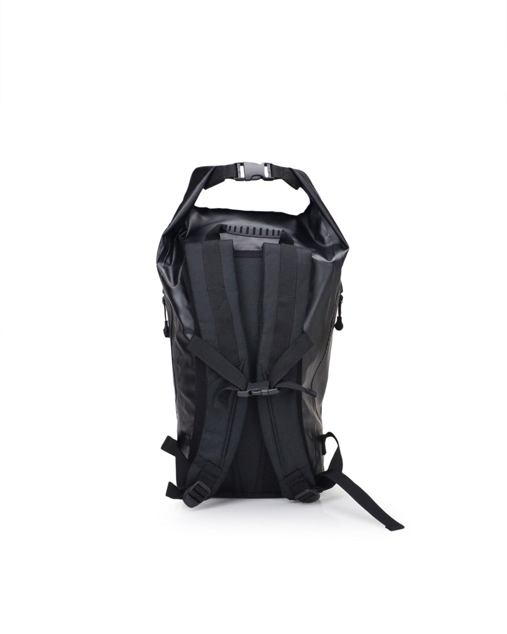Advenire Waterproof Vertical Roll-Top Backpack - Black