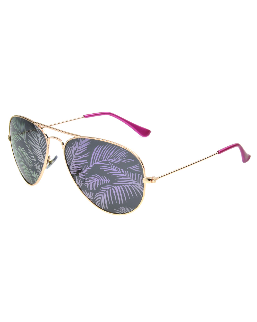 Tahiti Polarized Aviator Sunglasses - Rose Gold/Pink Pearl