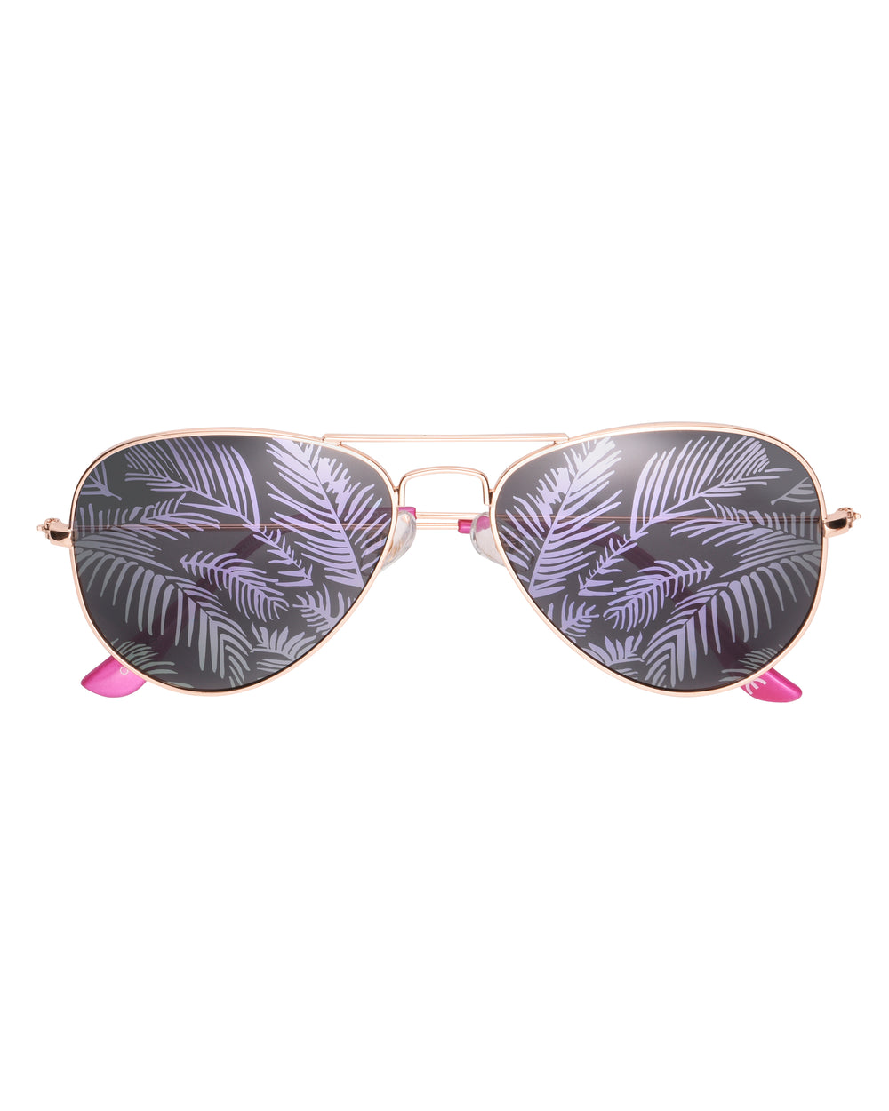 Tahiti Polarized Aviator Sunglasses - Rose Gold/Pink Pearl