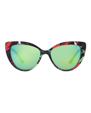 Tropic's Polarized Cat Eye Sunglasses - Black/Tropics