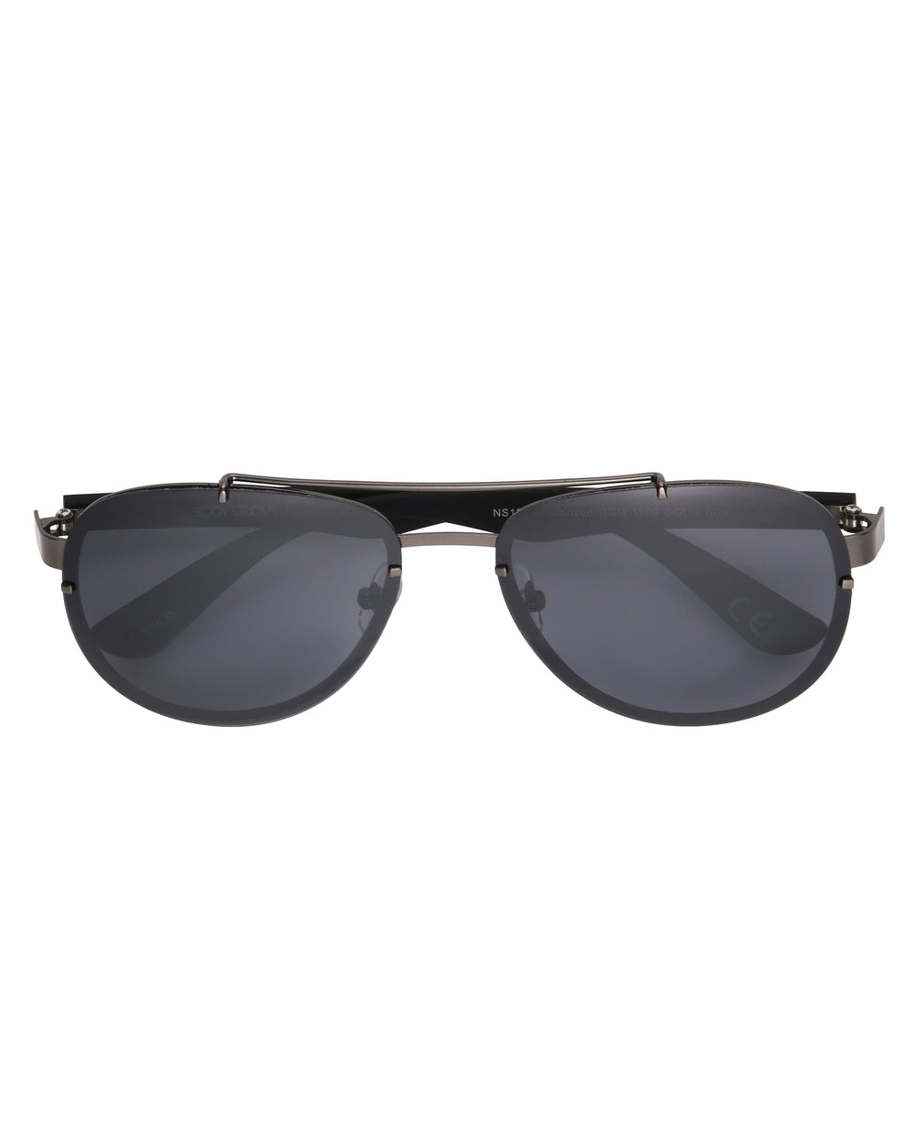 Rush Polarized Aviator Sunglasses - Gunmetal/Black