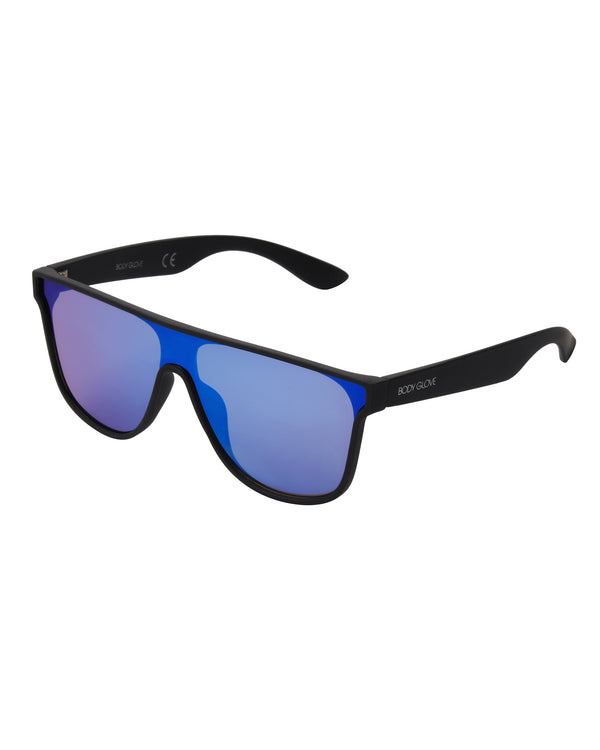 Toby Shield Sunglasses - Blue/Black