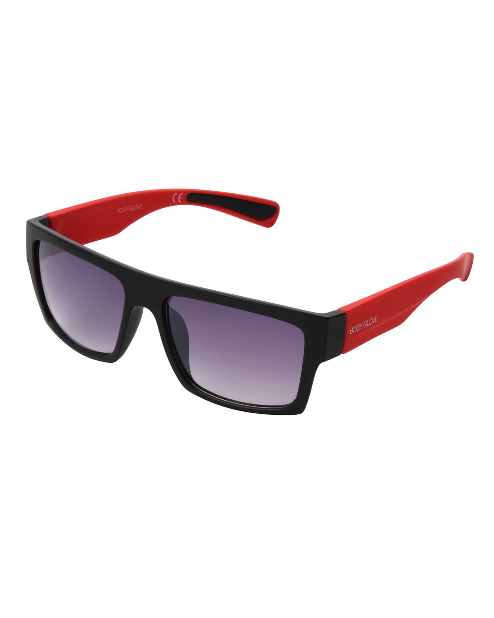Reggie Rectangular Sunglasses - Black/Red