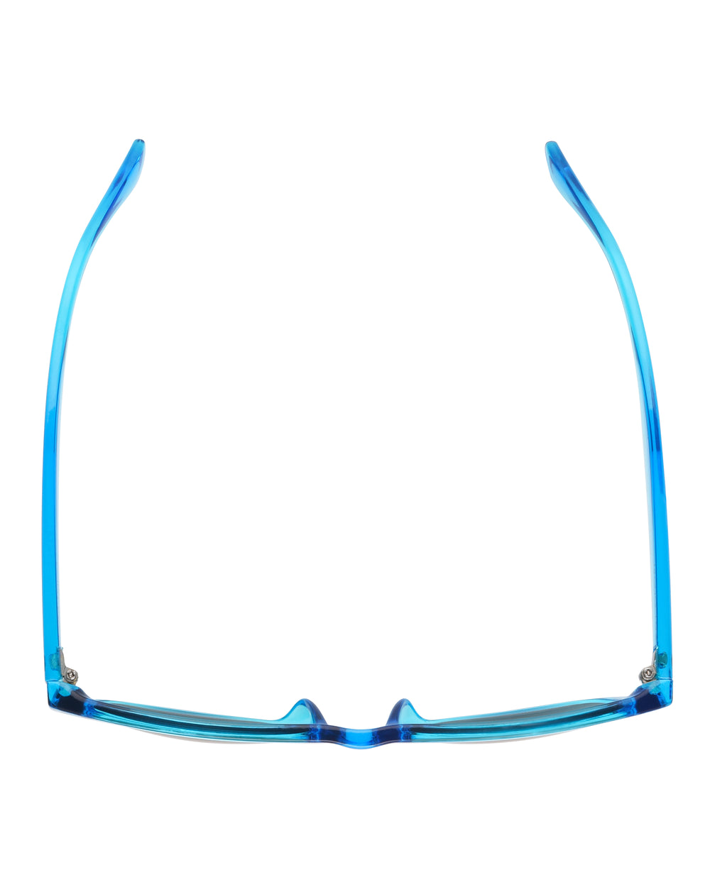 Talise Way-Style Frame Sunglasses - Aqua/Crystal