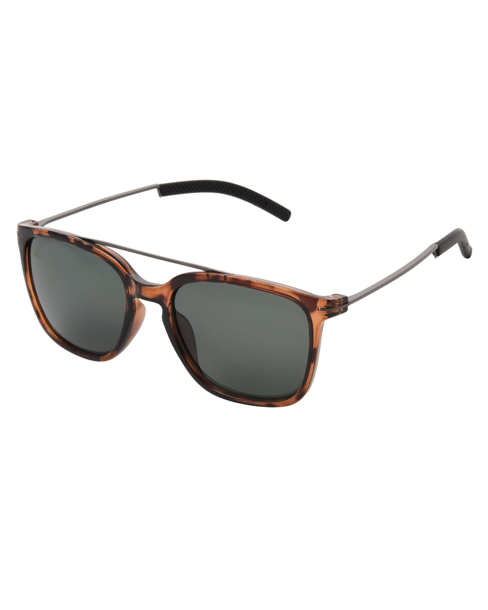 Black Out Square Sunglasses - Brown
