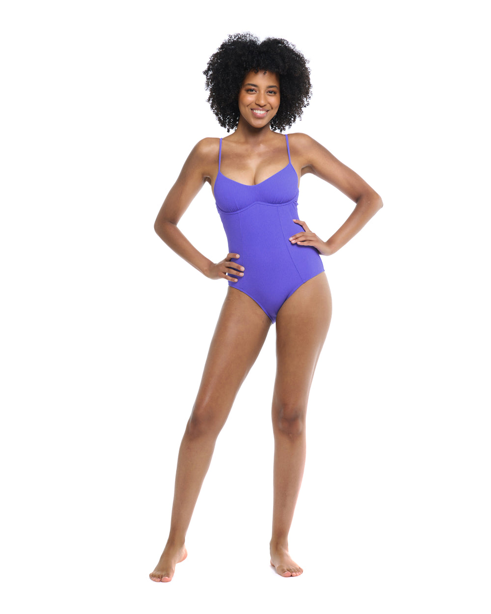 Ibiza Palm One-Piece Swimsuit - Clearwater