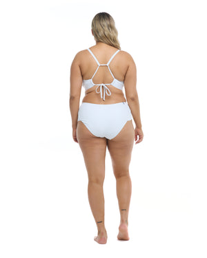 Ibiza Plus Size Coco Bikini Bottom - White