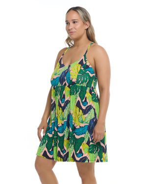 Monoa Falls Ivy Plus Size Dress - Nightfall