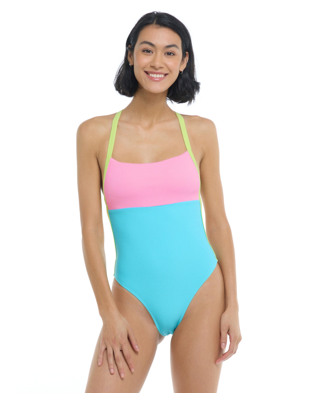 Spectrum Electra One-Piece Swimsuit - Cyan