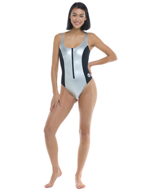 The '91 Time After Time One-Piece - Silver