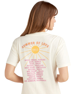 Summer Of Love T-Shirt - Cream