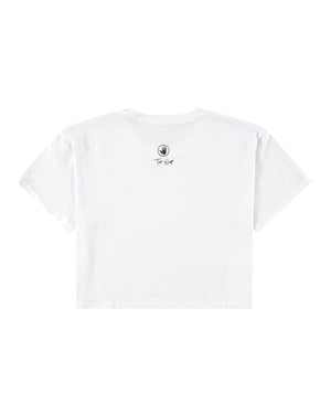 Tati x Body Glove Rainbow Crop T-Shirt - White