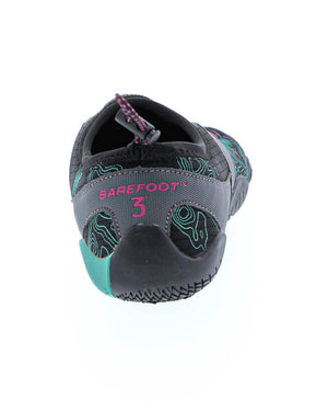 Women's 3T Barefoot Cinch Water Shoes - Black/Fuschia