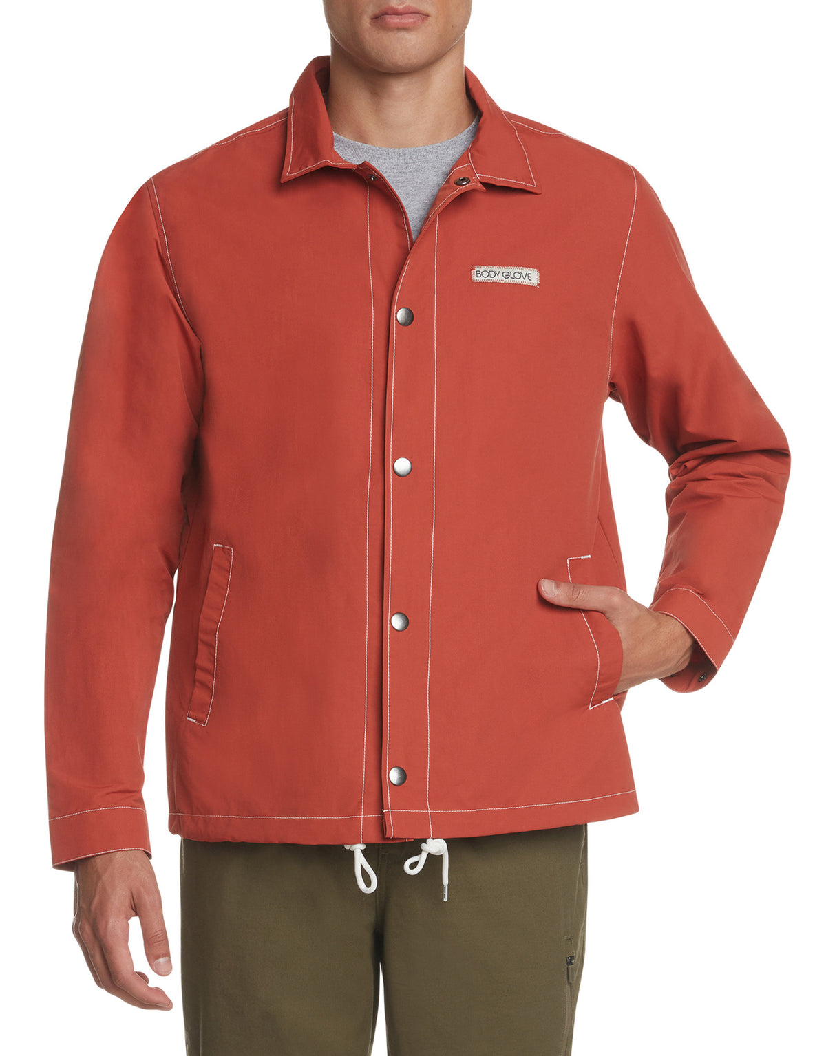 Road Trippin' Coaches Jacket - Burnt Brick